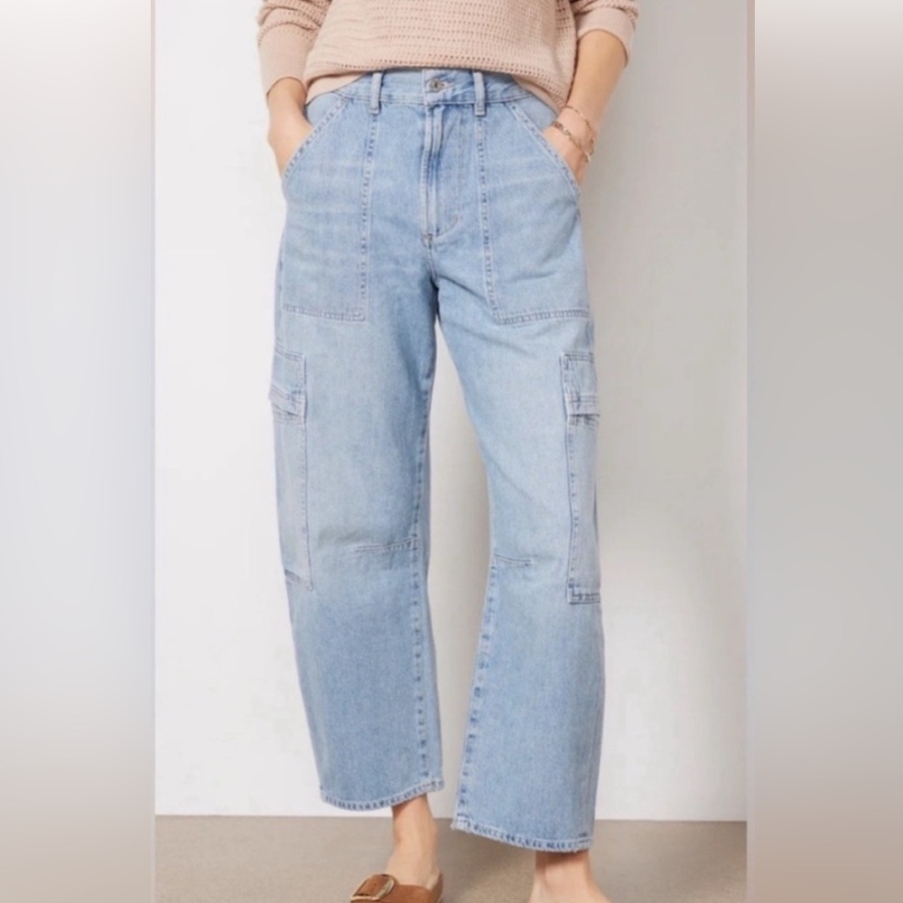 Citizens of Humanity Marcelle Utility Jeans in Light Wash